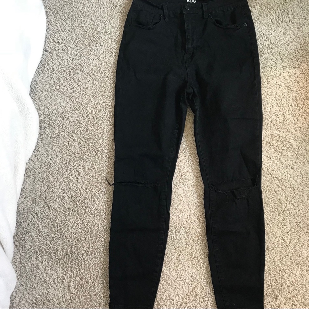 BDG Razer High-Rise Skinny Jean - Distressed Black